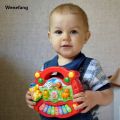 Wenefang Baby Musical Toy with Animal Sound Kids Piano Keyboard Electric Flashing Music Instrument Early Educational Toys for Children. 