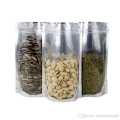 Stand Up Pouch With Zipper And Clear Front Matt Silver 500gram Pack Of 100pcs. 
