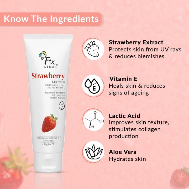 Fix%20Derma%20Strawberry%20Face%20Wash%2075g%20%20For%20Normal%20to%20Dry%20Skin%20%20with%20Vitamin%20E%20&%20Strawberry%20Extract%20-%20Image%205