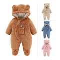 Baby Winter Soft & Warm Fur Jumpsuit Romper. 