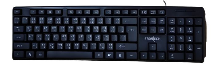 Nepali%20Keyboard%20FronTech%20KB-0033%20Nepali%20&%20English%20Key%20Basic%20Keyboard%20Black%20-%20Image%202