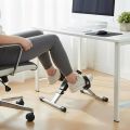 Mini Cycle Pedal Exerciser | Adjustable Resistance and Digital Display Adjustable Resistance Knob + LCD Monitor | Compact Under-Desk Cycle for Arms & Legs | Non-Slip Feet & Toe Loops. 