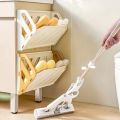 Multifunctional Plastic Folding Shoe Rack Large Capacity No Punching Door Shoe Rack Space Saving Wall-Mounted Shoe Rack Small Space Solution. 