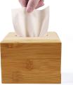Bamboo Tissue Box 9cm*9cm. 