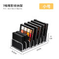 Cosmetics storage rack, powder eyeshadow palette, organizer box, drawer divider, clear tabletop, makeup blush display box. 