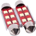 OYPFXMI Super Bright Canbus Error Free 6-Smd 3030 Chipset 41Mm 211-2 212-2 569 578 Xenon White Led Bulbs For Map Dome License Plate Lights Lamps(Pack Of 4). 