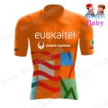 NEW ARRIVAL 2023 Kids Cycling Jersey Euskaltel Euskadi Team Set Boys Girls Cycling Clothing Children Road Bike Suit. 