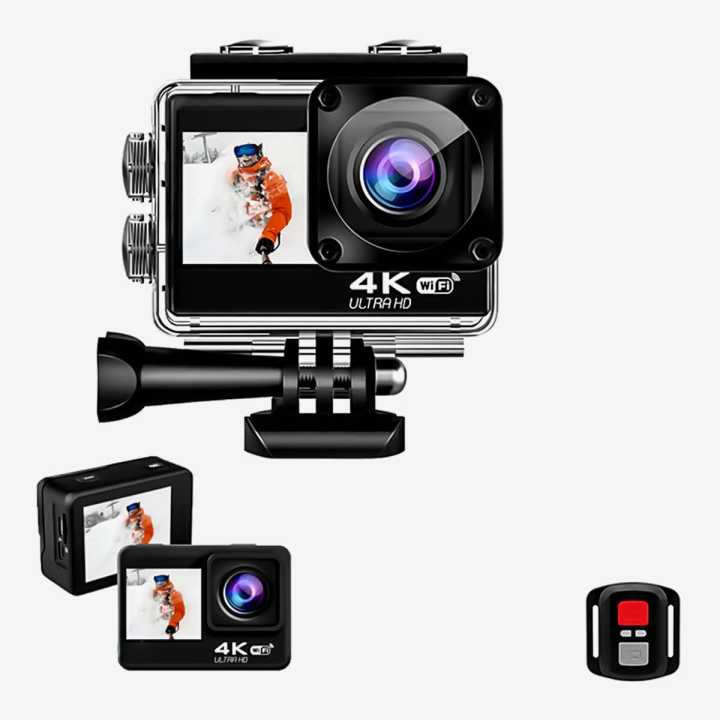 Eken H6S Plus 4K Plus Wifi Action Sports Camera With Extra Battery Free