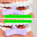 Wenefang 1/4PCS Dental Aligner Chewies Silicone Teeth Stick Bite Orthodontic Luxury Bite Chewies Prevent Face Distortion Y Shaped. 