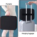 File/ Document/ Passport/ Travel Storage bag with Lock and Luggage Holder. 