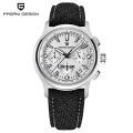 Linman New PAGANI DESIGN 40MM Multifunctional Men's Quartz WatcFashion h Luxury Sapphire Glass AR Coated Chronograph Men's Watch. 