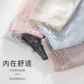 Ice Silk Lace Panties Women's Pure Cotton Crotch Lace Girl Briefs Low Waist Transparent Seamless Women's Panties. 
