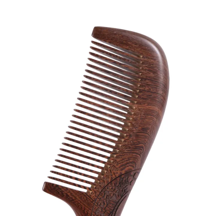 ARELENE%202X%20Unisex%20Sandalwood%20Comb%20Women%20Men%20Home%20Travel%20Wood%20Anti-Static%20Fine-Tooth%20Comb%20Wooden%20Handles%20Hair%20Comb%20-%20Image%203