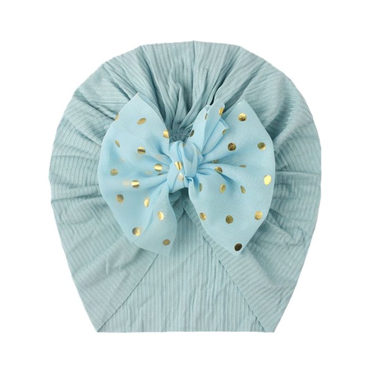 Velvet%20Baby%20Hat%20Solid%20Color%20Dot%20Bow%20Warm%20Cap%20Spring%20Autumn%20Infant%20Toddler%20Beanie%20Soft%20Baby%20Girl%20Headwrap%20-%20Image%204
