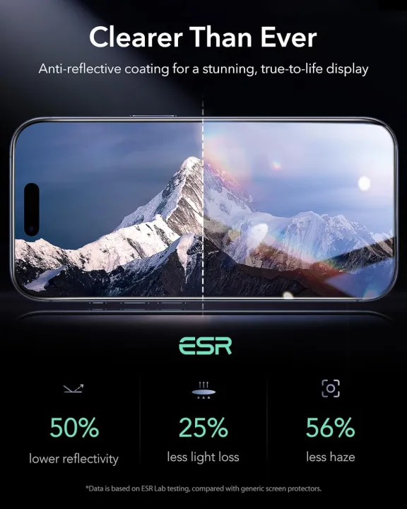 ESR%20iPhone%2017%20Pro%20Max%20Screen%20Protector%20UltraFit%20Armorite%20Ultra-Tough%20Tempered%20Glass%20-%20Image%204