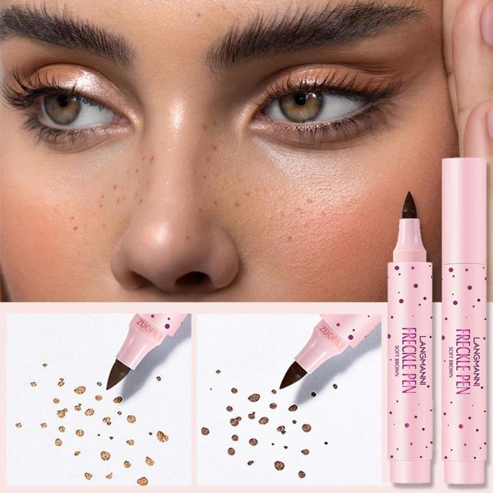 1PC Natural Freckles Pen Waterproof Face Brown Eyeliner Dot Spot Pen Makeup Waterproof Dot Spot Pen Pretend Makeup Tool