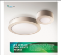 SYSKA Surface LED Light , 6 Watt Surface Ceiling Light, Round. 