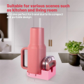 Nullmul Bottle Drying Rack for Cup, Water Bottle Silicone Holder Stand, Fast Drying for Cups Lids Straws Pink. 