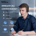 Wenefang Sutuiying Bluetooth 5.3 Headphone With Mic Noise Reduction Hands-Free Call High High Quality Quality HiFi Lossless Wireless Headset For Call Center Office PC Laptop. 