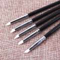 Nail Art Gel 5 Pieces Clay Painting Silicone Pen Hollow Out Carving Eming Repair Tool Brush Set. 