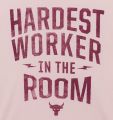 Under Armour Pink Project Rock Hardest Worker Short Sleeve T-shirt For Men 1357190-643. 