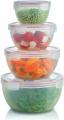 Komax Biokips Plastic Food Storage Round Snack & Dip Container / Lunch Box 800ml. 