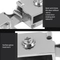 NAMUNY 4 Pack Glass Door Hinges Glass Cabinet Door Hinge Glass Wine Cabinet Hinge Glass Display Hinge. 