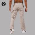 Wraon Light Cream Solid Premium Cotton Carpenter Pant For Men - Fashion | Pants For Men | Men's Wear | Cotton Pants |. 