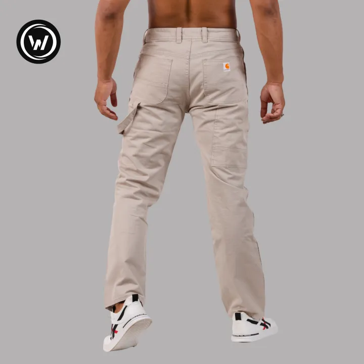 Wraon%20Light%20Cream%20Solid%20Premium%20Cotton%20Carpenter%20Pant%20For%20Men%20-%20Fashion%20%7C%20Pants%20For%20Men%20%7C%20Men's%20Wear%20%7C%20Cotton%20Pants%20%7C%20-%20Image%204