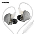 Wenefang Sutuiying KZ EDC PRO Wired Earphone Large Dynamic Drivers Earbuds HiFi Bass Fashion 2025 New Music Headphone Monitors Earphone With Detachable Audio Cable. 