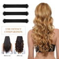 No Heat Hair Curler Overnight No Heat Curls Blowout Rod Headband for All Hair Types+Hook No Heat Curling to Sleep Coffe 3Piece. 
