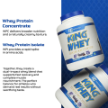 Ronnie Coleman King Whey Protein 5lbs 2.27kg Chocolate Flavor with 100% Whey Protein ISOLATE and Concentrate Blend. 
