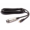 3.5mm Jack Male Plug TRS to XLR Female Cable Extension for Condenser Microphone (5M). 