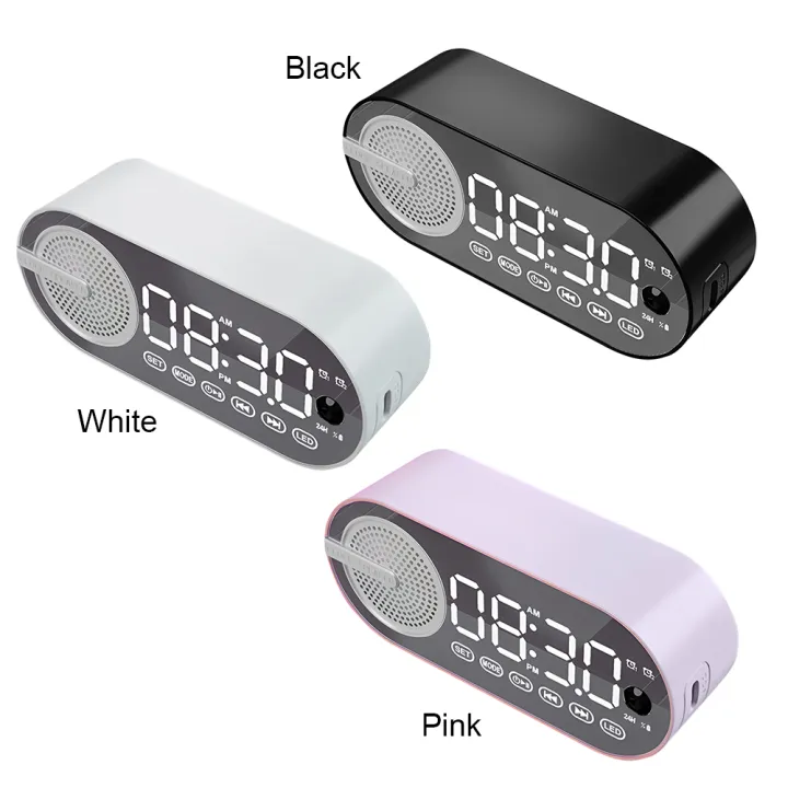 Wireless%20BT%20Speaker%20Small%20Alarm%20Clock%20with%20Dual%20Alarms%20Human-Activated%20Living%20Room%20Office%20Decoration%20-%20Image%204