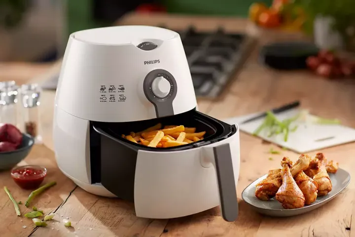 Philips%20Hd9217/00%20Low%20Fat%200.8%20KG%20Air%20Fryer%20-%20White%20-%20Image%204