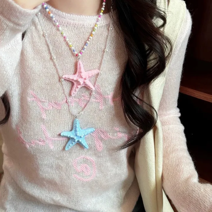 Fashion%20Summer%20String%20Haihai%20Star%20Pendant%20Necklace%20For%20Women%20Girls%20Seaside%20Vacation%20Jewelry%20Accessories%20Birthday%20Gifts%20Sunlight%20Super%20Store%20-%20Image%204