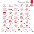 Office & School Supplies English Photosensitive Chapter Scrapbooking Stamper Children Toy Stamps Kids Seal Reward Seal Teaching stamp Encouragement Commentary Stamp. 