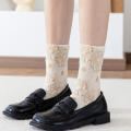 One size Socks High-quality Korean classic High quality Women socks Cotton Sunflowers socks for Daily wear Fashion accessories Gift for women Casual. 