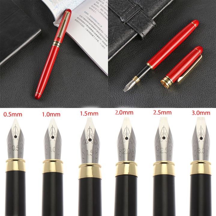 Gift%20Signature%20Stroke%20Calligraphy%20Mahogany%20Pencil%20Ink%20Refills%20Metal%20Pen%20Clip%20Bamboo%20Fountain%20Pens%20-%20Image%204