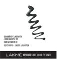 Lakme Absolute Shine Liquid Eye Liner - Black (4.5ml). 