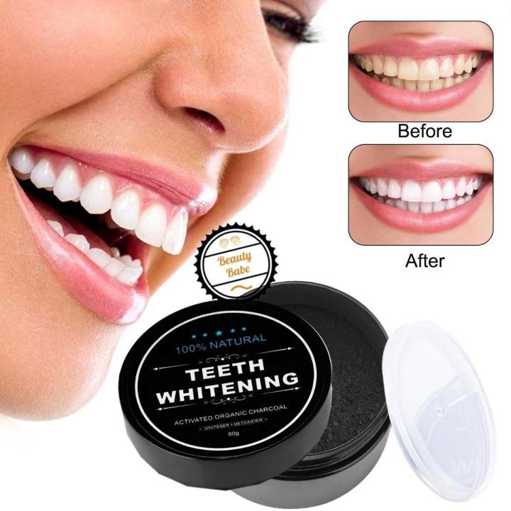 Charcoal Teeth Whitening Powder