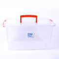 Plastic Transparent Rectangular Smart Box Multipurpose Storage Container With Lock. 