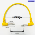 Difutagui 6pcs Audio Cable for Audio Electric Guitar Bass MusLuxury Fashion ic TS 1/4| Right Angle Instrument Parts Accessories. 