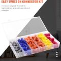 158Pcs 5 Colors Electrical Wire Connector Terminal Spring Inserted. 