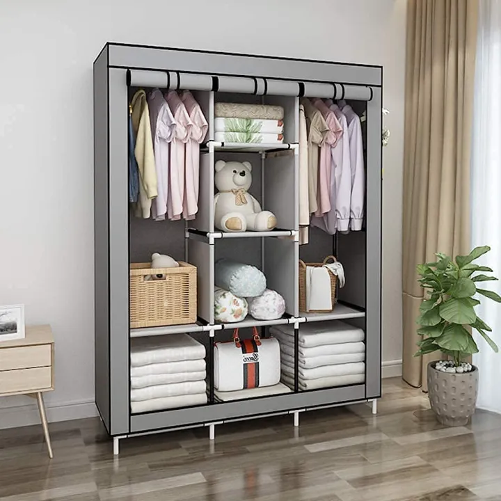 Portable%20Foldable%20Fabric%20Wardrobe%20Closet%20Storage%20Organizer%20For%20Clothes%20Rack%20-%20Image%202