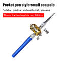 Ultra Short Pocket Rods Steelhead Fishing Rods Small Micro Mini Fishing Rods 1m 1.4m 1.6 Drum Reel Ice Fishing CVFHHH. 