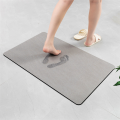 Bath Mat Rug-Rubber Quick Dry Super Absorbent Thin Bathroom Rugs Fit Under Door-Washable Bathroom Floor Mats Navy Blue L High Guality Easy to Use. 
