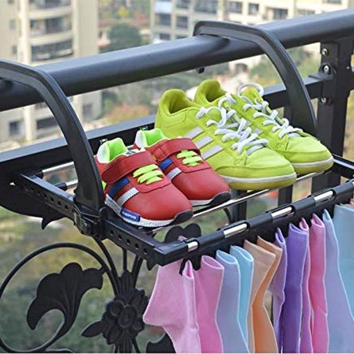 Multifunctional Balcony Folding Clothes Hanger Hanging Type Air
