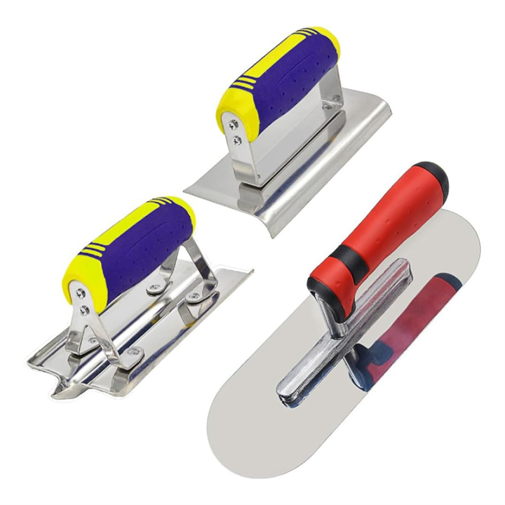 Groover Tools Set Stainless Steel Trowel Concrete Edger and Groover Tools Set | Daraz.com.np