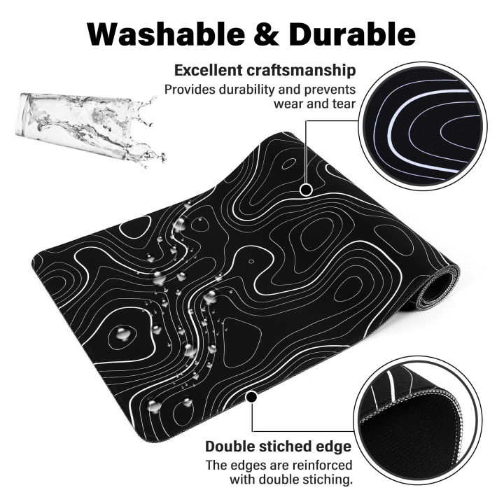 Topographic%20Contour%20Extended%20Big%20Mouse%20Pad%20Computer%20Keyboard%20Mouse%20Mat%20Mousepad%20with%203Mm%20Non-Slip%20Base%20-%20Image%206